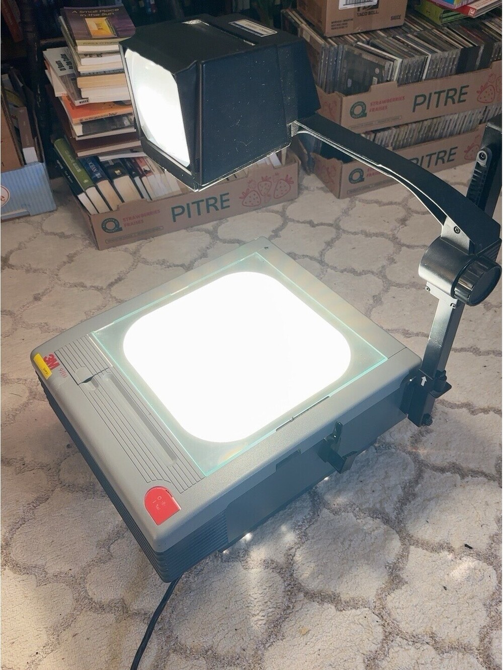 3M 9100 Overhead Transparency Projector 9000AJB Tested Working